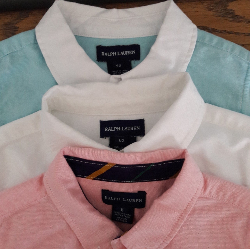 Ralph Lauren 3 girls blouses